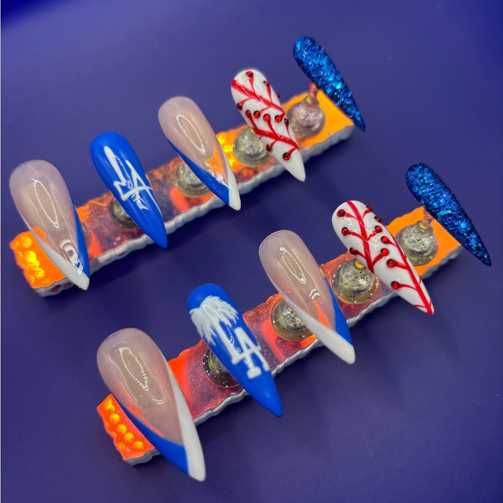 Dodger LA Nail Set